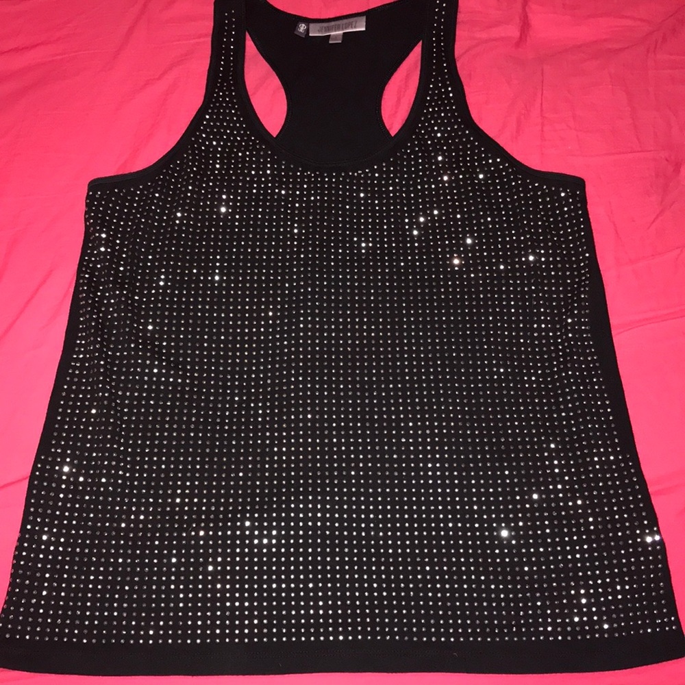 Studded Jennifer Lopez tank